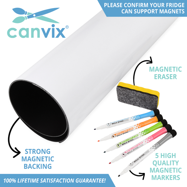 Canvix Dry Erase Whiteboard Wall Decal Sticker - ShopCanvix